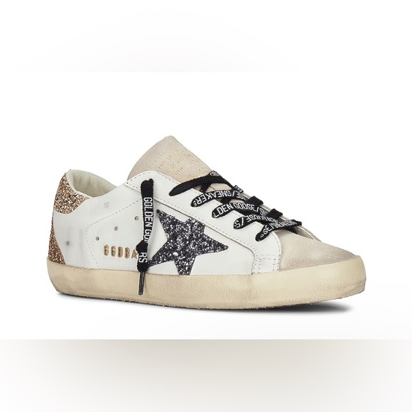 Golden Goose Superstar sneaker white, Seed Pearl, Gold, Black NIB Auth - Picture 6 of 11